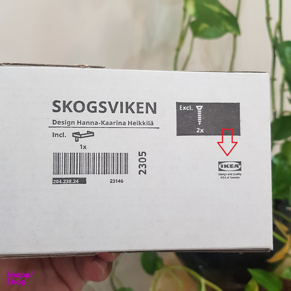 پایه رول دستمال کاغذی ایکیا مدل SKOGSVIKEN کد 23824