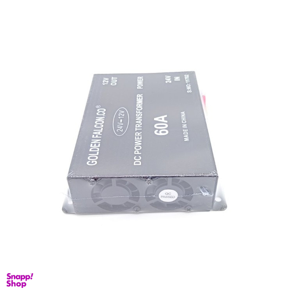 مبدل برق 24 ولت به 12 ولت مدل گلدن فالکون 60 آمپر