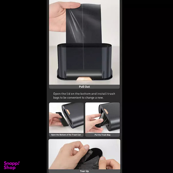 کیسه زباله خودرو باسئوس مدل CRLJD-B01 مجموعه 3 عددی