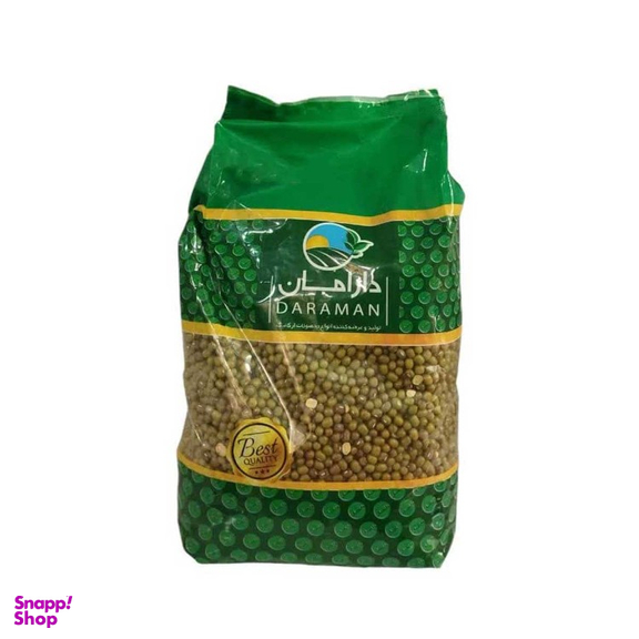 ماش سبز ارگانیک دارامان وزن 900 گرم