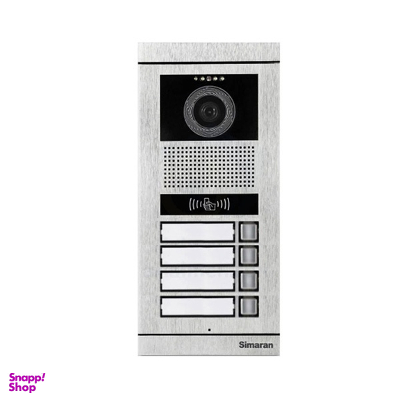 پنل آیفون تصویری سیماران مدل چهار واحدی فرداد کد VFBC4D/N