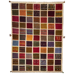 گبه دستباف سی پرشیا کد 122110 سایز 230x176 سانتی‌ متر