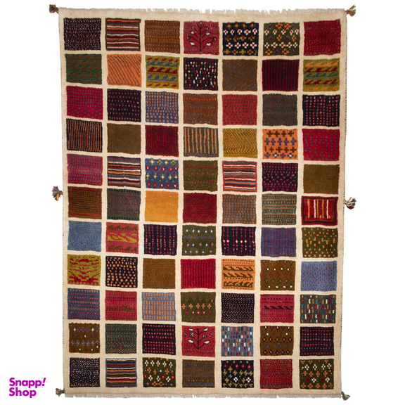 گبه دستباف سی پرشیا کد 122110 سایز 230x176 سانتی متر