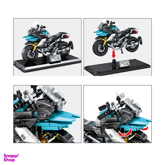 ساختنی سیمبوبلاک مدل ماشین مسابقه درب بازشو چرخ متحرک