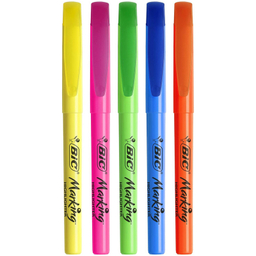 ماژیک علامت گذار بیک مدل Brite Liner بسته 5 عددی