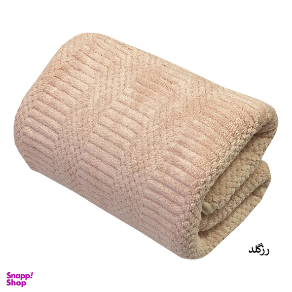 حوله دستی شایسته مدل نسترن سایز 35×75 سانتی متر