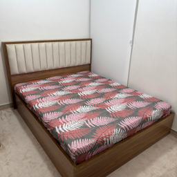 ملحفه 2 نفره ناتوسا مدل کشدار سرخس سایز 180×200 سانتی متر