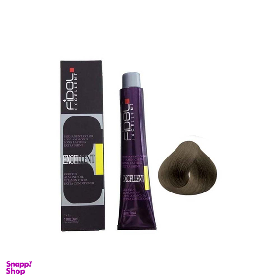 رنگ مو فیدل اکسلنت شماره 5.7 رنگ قهوه ای زیتونی روشن حجم 100 میلی لیتر