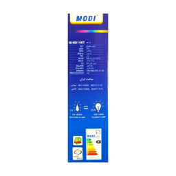 لامپ ال ای دی 7 وات مودی مدل اشکی کد IR-MD1407 پایه E14