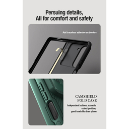 کاور نیلکین مدل CamShield Pen Holder مناسب برای گوشی موبایل سامسونگ Galaxy Z Fold 5 / W24