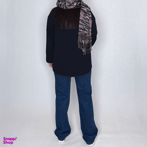 مانتو زنانه کد 527 رنگ مشکی