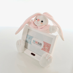 قاب عکس کودک نی نی سیس مدل خرگوش رابیت کد 13x18 PNK