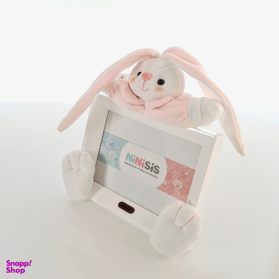 قاب عکس کودک نی نی سیس مدل خرگوش رابیت کد 13x18 PNK