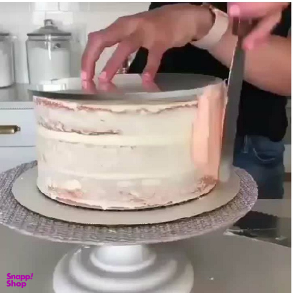 صفحه گاناش و خامه کشی کیک به گز کد 175 سایز 17.5 مجموعه 2 عددی