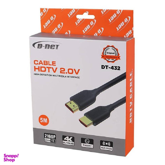 کابل HDMI دی نت مدل DT-432 طول 5 متر