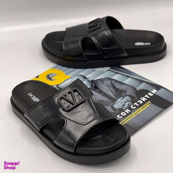 صندل طبی مردانه دوریس مدل پرهام کد 02 رنگ مشکی