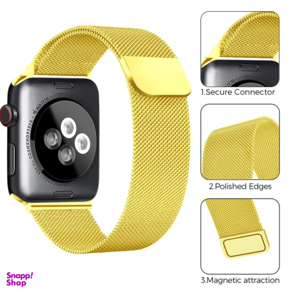 بند ساعت هوشمند آهااستایل مدل WG42-1 مناسب اپل واچ 42/44/45 میلی متر