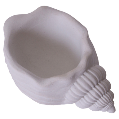 ظرف دکوری مدل بتنی طرح صدف حلزونی