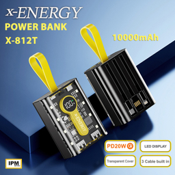 پاوربانک ایکس-انرژی مدل X-812T 20W ظرفیت 10000 میلی آمپر ساعت