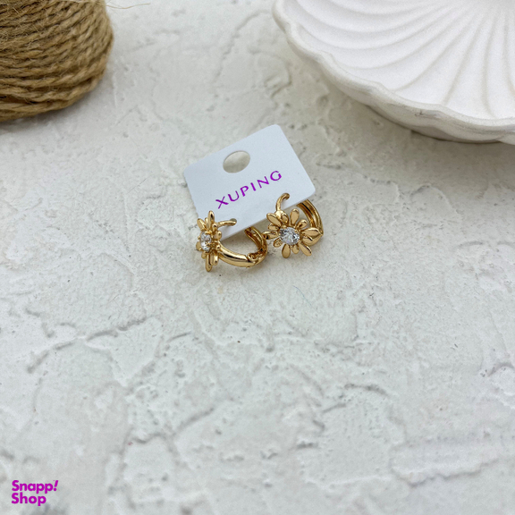 گوشواره زنانه ژوپینگ مدل گل کد E6003