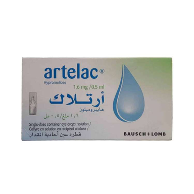 قطره تک دوز اشک مصنوعی آرتلاک بوش اند لومب ولیان دارو بسته 60 عددی