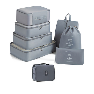 ست نظم دهنده ساک و چمدان سفری کد 0043 بسته 8 عددی