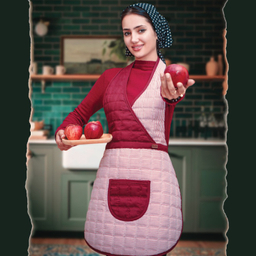 پیش بند آشپزخانه لالاروژ مدل بانو