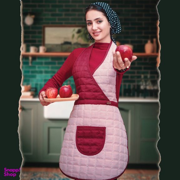 پیش بند آشپزخانه لالاروژ مدل بانو