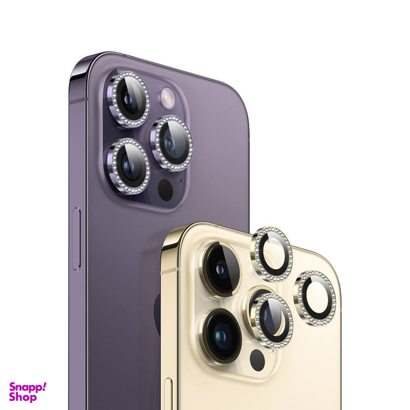 محافظ لنز دوربین گرین مدل Diamond مناسب برای گوشی موبایل اپل iphone 14 Pro Max / 14 Pro
