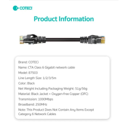 کابل شبکه Cat6 کوتسی مدل 87503