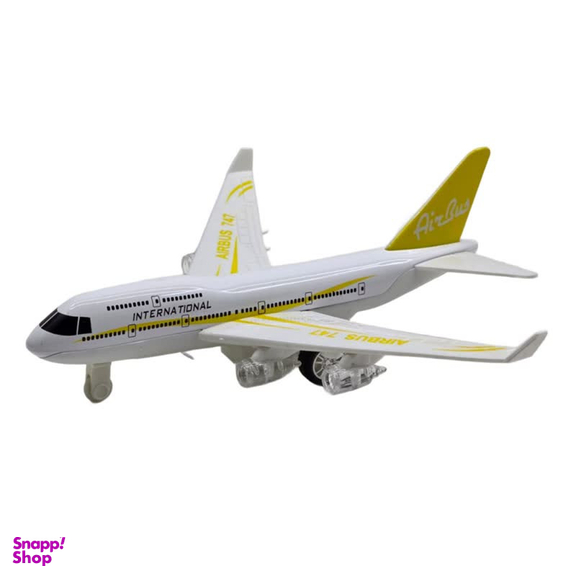 ماکت هواپیما ناب سل مدل مسافربری ایرباس موزیکال چراغدار AIRBUS 747