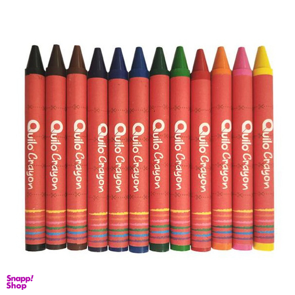 مداد شمعی 12 رنگ کوییلو طرح اسب شاخدار کد Q-644534-Unicorn