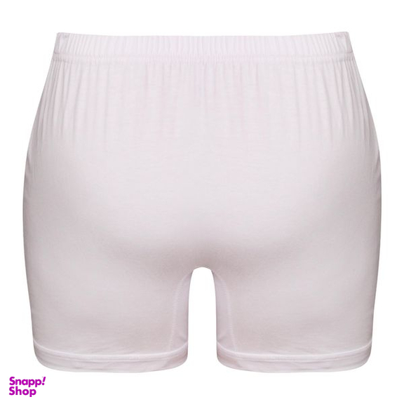 شورت مردانه ماییلدا مدل پادار پنبه ای کد 4702-3 رنگ سفید بسته 3 عددی