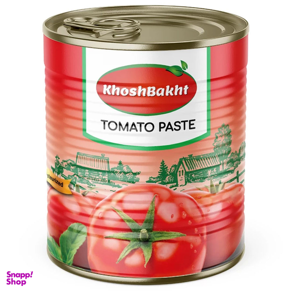 رب گوجه فرنگی خوشبخت وزن 800 گرم