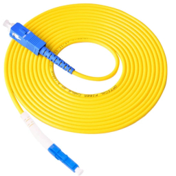 پچ کورد فیبر نوری پنج متری مدل SC / LC UPC Sim