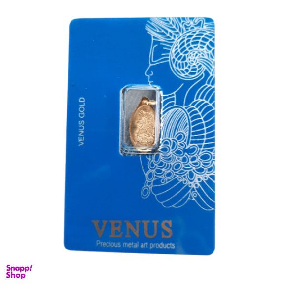 شمش طلا 18 عیار ونوس کد 01