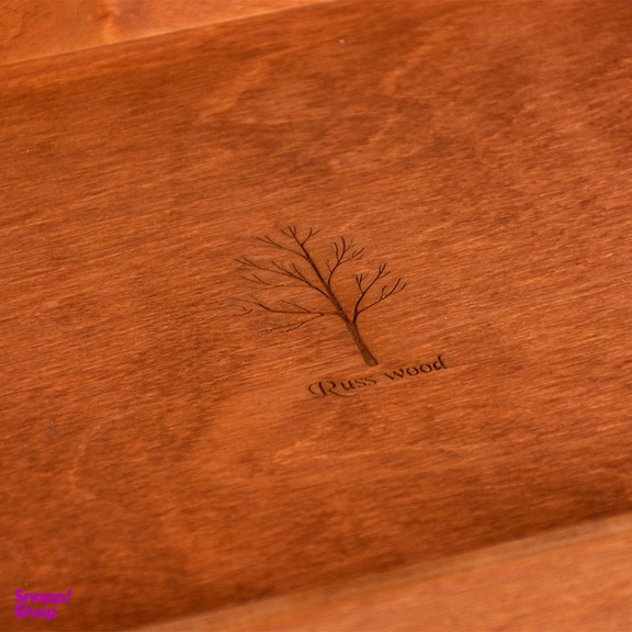 سینی چوبی مدل رس مجموعه 2 عددی