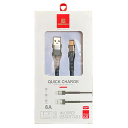 کابل شارژ USB به Type-C بیبوشی مدل A37 طول 1 متر