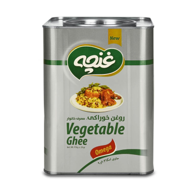 روغن گیاهی نیمه جامد حاوی امگا ۳ غنچه وزن 4 کیلوگرم