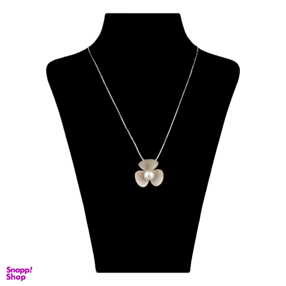 گردنبند زنانه مدل گل یاس کد 538