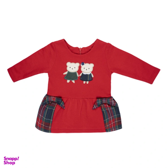 پیراهن دخترانه مدل GD-o-2207056 رنگ قرمز