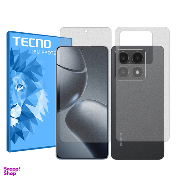 محافظ صفحه نمایش مات تکنو مدل Resistant مناسب گوشی موبایل شیائومی 14T به همراه محافظ پشت گوشی