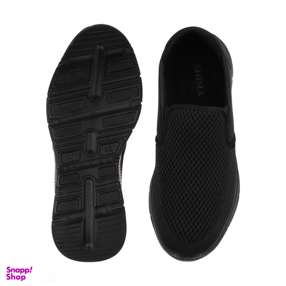 کتانی پیاده روی مردانه شیما کفش مدل RUN2 رنگ مشکی