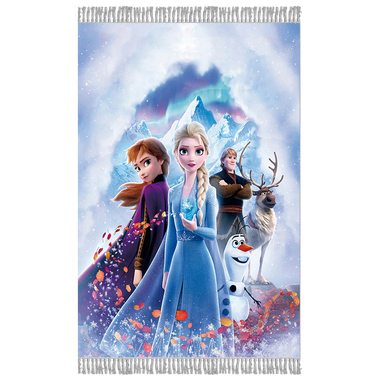 فرش ماشینی چاپی بدون تار و پور هانوکس مدل فروزن کودک کد HAK.118.1