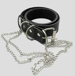 کمربند زنانه نوین بلت مدل سه نیم حلقه زنجیر کد 114