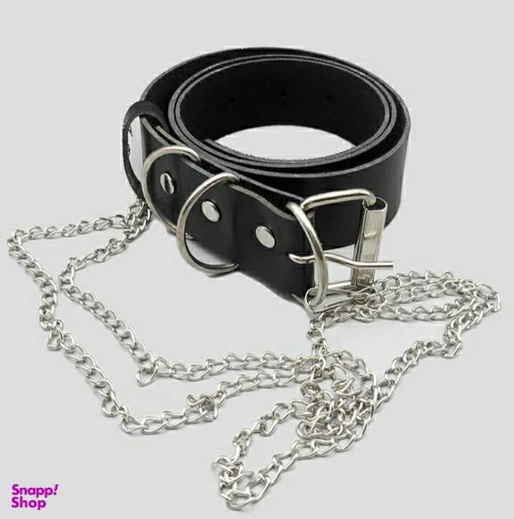 کمربند زنانه نوین بلت مدل سه نیم حلقه زنجیر کد 114