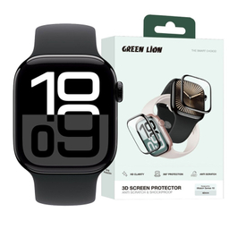 محافظ صفحه نمایش گرین لاین مدل 3D Screen Protector مناسب برای اپل واچ سری 10 سایز 46 میلی متری