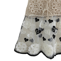 تاپ زنانه مدل دانتل پرو کد 07 رنگ کرم