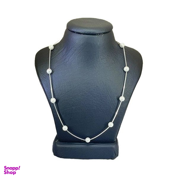 گردنبند نقره زنانه مدل مروارید کد 900108