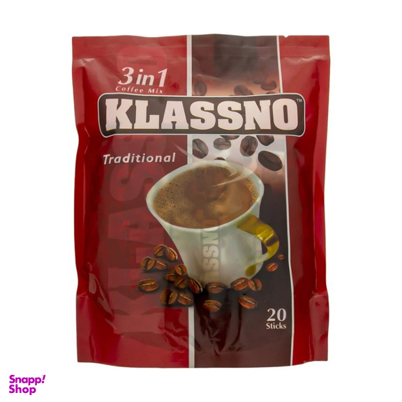کافی میکس 3×1 تردیشنال کلاسنو بسته 20 عددی